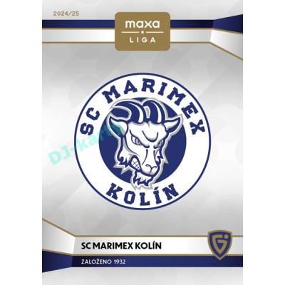 2024/25 Goal Cards Maxa liga 1. série #C-12 SC Marimex Kolín Club Logo