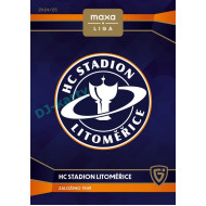 2024/25 Goal Cards Maxa liga 1. série #C-04 HC Stadion Litoměřice Club Logo