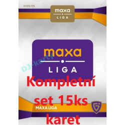 2024/25 Goal Cards Maxa liga 1. série kompletní set Club Logo 15ks karet
