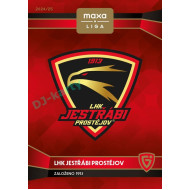 2024/25 Goal Cards Maxa liga 1. série #C-03 LHK Jestřábi Prostějov Club Logo