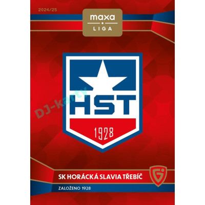 2024/25 Goal Cards Maxa liga 1. série #C-05 SK Horácká Slavia Třebíč Club Logo