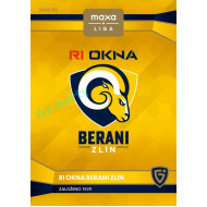 2024/25 Goal Cards Maxa liga 1. série #C-06 Berani Zlín Club Logo
