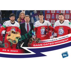 2023 MK reprezentace #150 KArel Vejmelka / Michal Kempný / Dominik Kubalík
