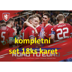 2024 Sportzoo HRDÍ LVI kompletní set 18ks Road to Euro