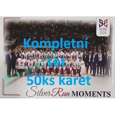2023/24 Legendary Cards Hlinka Gretzky Cup Young Lions kompletní set 50ks Silver Run Moments