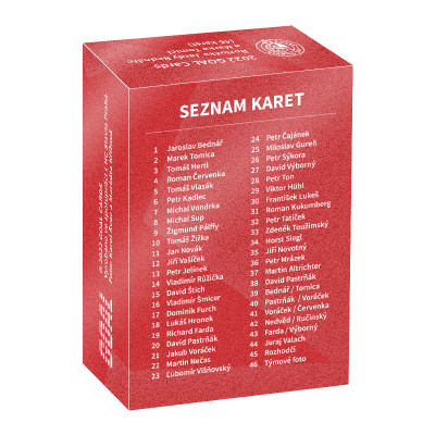 2022 Goal Cards Rozlučka Jardy Bednáře a Marka Tomici box - kompletní set 46ks karet