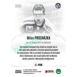 2023/24 Goal cards Chance Liga 1. série #LL-PRM Milan Procházka Legends