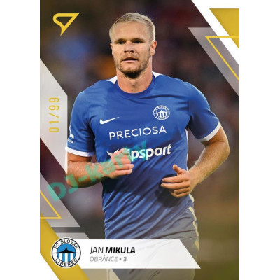 2022/23 Sportzoo Fortuna Liga 1. série #105 Jan Mikula Gold xx/99