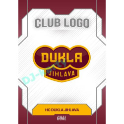 2023/24 Goal cards Chance Liga 1. série #CL-07 HC DUKLA JIHLAVA Club Logo