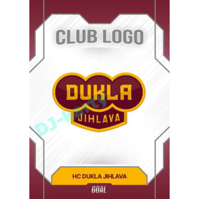 2023/24 Goal cards Chance Liga 1. série #CL-07 HC DUKLA JIHLAVA Club Logo