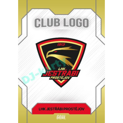 2023/24 Goal cards Chance Liga 1. série #CL-04 LHK JESTŘÁBI PROSTĚJOV Club Logo