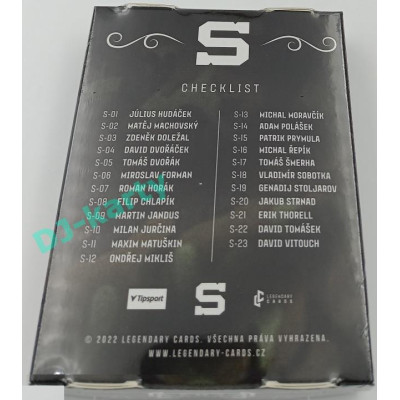2022 Legendary Cards SPARTA VZDÁVÁ HOLD - kompletní set 23 karet