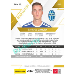 2022/23 Sportzoo Fortuna Liga 1. série #083 Samuel Dancák Gold xx/99