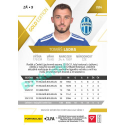 2022/23 Sportzoo Fortuna Liga 1. série #084 Tomáš Ladra Gold xx/99