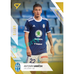 2022/23 Sportzoo Fortuna Liga 1. série #089 Antonín Vaníček Gold xx/99
