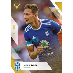 2022/23 Sportzoo Fortuna Liga 1. série #090 Milan Škoda Gold xx/99