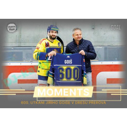 2023/24 Goal cards Chance Liga 2. série #MOM-06 600. utkání Jiřího Goiše Moments