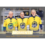 2023/24 Goal cards Chance Liga 2. série #MOM-01 Pavel Janků/Josef Štraub/Roman Meluzín Moments