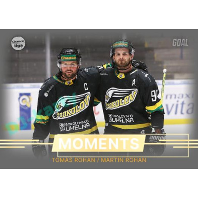 2023/24 Goal cards Chance Liga 2. série #MOM-02 Tomáš Rohan / Martin Rohan Moments