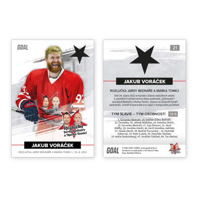 2022 Goal Cards Rozlučka Jardy Bednáře a Marka Tomici box - kompletní set 46ks karet