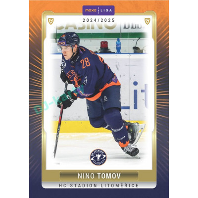 2024/25 Goal Cards Maxa liga 1. série #LIT-07 Nino Tomov