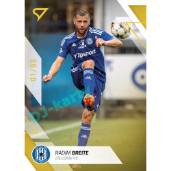 2022/23 Sportzoo Fortuna Liga 1. série #096 Radim Breite Gold xx/99