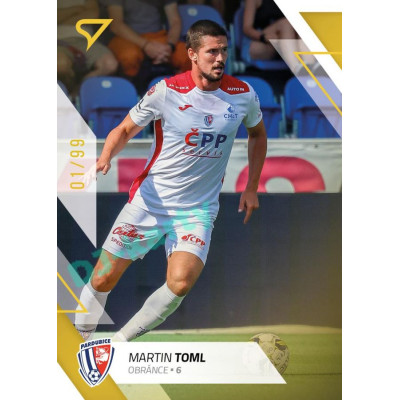 2022/23 Sportzoo Fortuna Liga 1. série #130 Martin Toml Gold xx/99