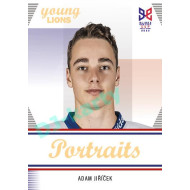 2023/24 Legendary Cards Hlinka Gretzky Cup Young Lions #P-06 Adam Jiříček Portréty