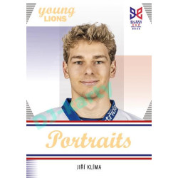 2023/24 Legendary Cards Hlinka Gretzky Cup Young Lions #P-10 Jiří Klíma Portréty