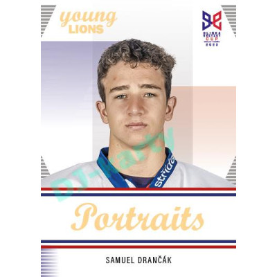 2023/24 Legendary Cards Hlinka Gretzky Cup Young Lions #P-11 Samuel Drančák Portréty