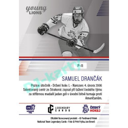 2023/24 Legendary Cards Hlinka Gretzky Cup Young Lions #P-11 Samuel Drančák Portréty