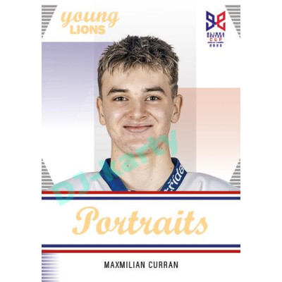 2023/24 Legendary Cards Hlinka Gretzky Cup Young Lions #P-13 Maxmilián Curran Portréty