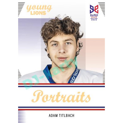 2023/24 Legendary Cards Hlinka Gretzky Cup Young Lions #P-16 Adam Titlbach Portréty