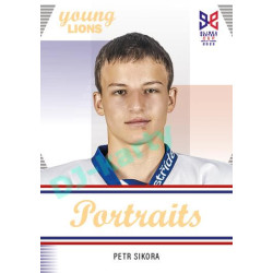 2023/24 Legendary Cards Hlinka Gretzky Cup Young Lions #P-20 Petr Sikora Portréty