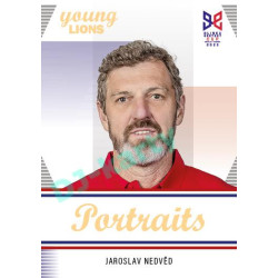 2023/24 Legendary Cards Hlinka Gretzky Cup Young Lions #P-24 Jaroslav Nedvěd Portréty