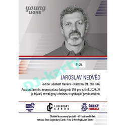 2023/24 Legendary Cards Hlinka Gretzky Cup Young Lions #P-24 Jaroslav Nedvěd Portréty