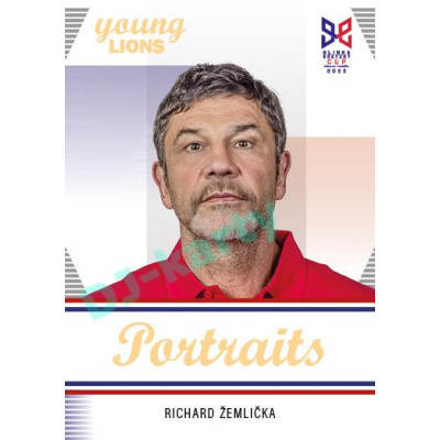 2023/24 Legendary Cards Hlinka Gretzky Cup Young Lions #P-25 Richard Žemlička Portréty