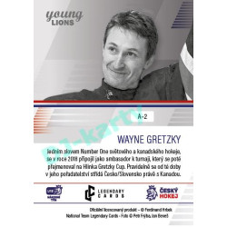 2023/24 Legendary Cards Hlinka Gretzky Cup Young Lions #A-2 Wayne Gretzky Ambassadors