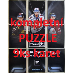 2023/24 Sportzoo ELH 1. série komplet Puzzle Quest - POUŽITÉ !!!