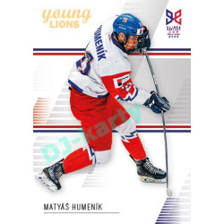 2023/24 Legendary Cards Hlinka Gretzky Cup Young Lions #12 Matyáš Humeník