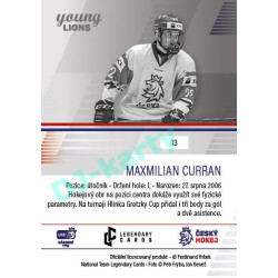 2023/24 Legendary Cards Hlinka Gretzky Cup Young Lions #13 Maxmilián Curran