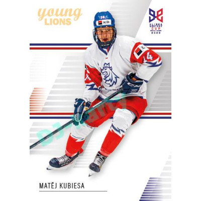 2023/24 Legendary Cards Hlinka Gretzky Cup Young Lions #18 Matěj Kubiesa