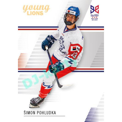2023/24 Legendary Cards Hlinka Gretzky Cup Young Lions #19 Simon Pohludka