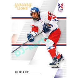 2023/24 Legendary Cards Hlinka Gretzky Cup Young Lions #22 Ondřej Kos