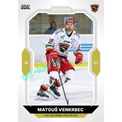 2023/24 Goal cards Chance Liga 2. série #256 Matouš Venkrbec