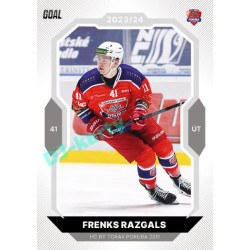 2023/24 Goal cards Chance Liga 2. série #270 Frenks Razgals