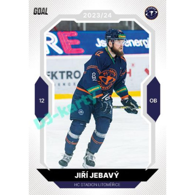 2023/24 Goal cards Chance Liga 2. série #275 Jiří Jebavý