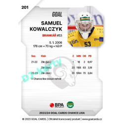 2023/24 Goal cards Chance Liga 2. série #201 Samuel Kowalczyk