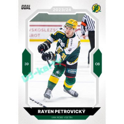 2023/24 Goal cards Chance Liga 2. série #218 Rayen Petrovický