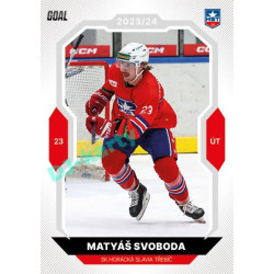2023/24 Goal cards Chance Liga 2. série #240 Matyáš Svoboda